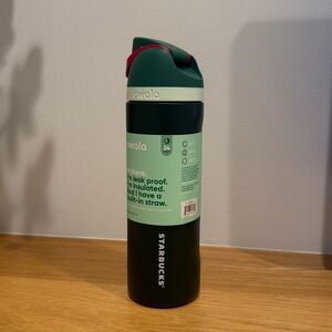 Starbucks x Owala Limited Edition Green Stainless Steel 24oz Bottle Holiday 2025